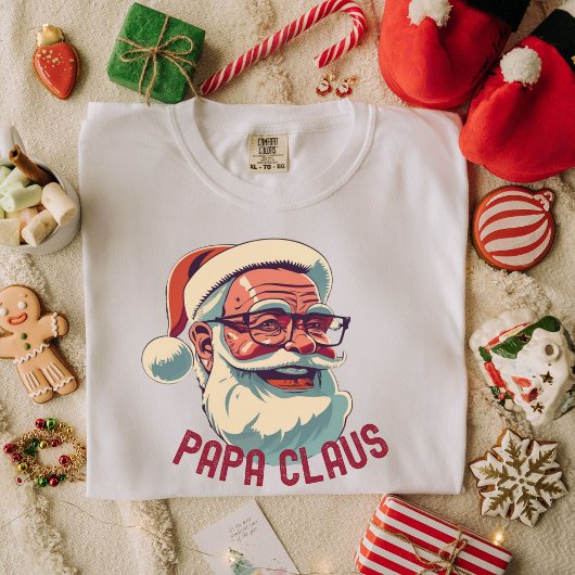 Papa Claus Christmas Tshirt