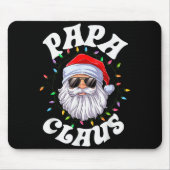 Papa Claus Santa Christmas Dad Family Matching Paj Mousepad (Vorne)