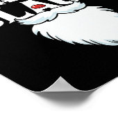 Papa Claus Santa Christmas Poster (Ecke)