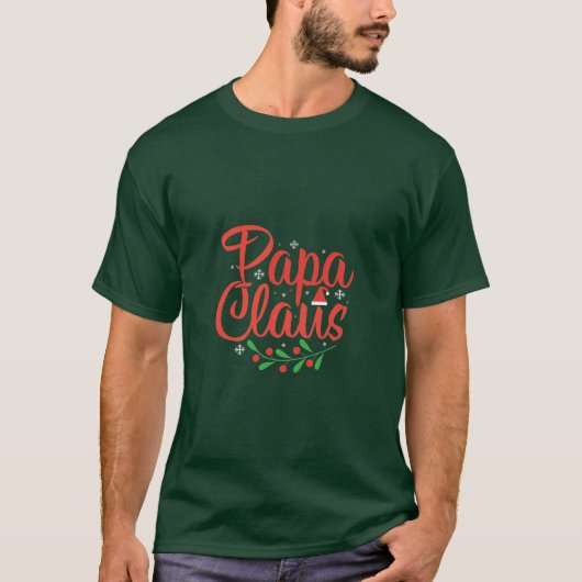 Papa Claus T-Shirt (Vorderseite)