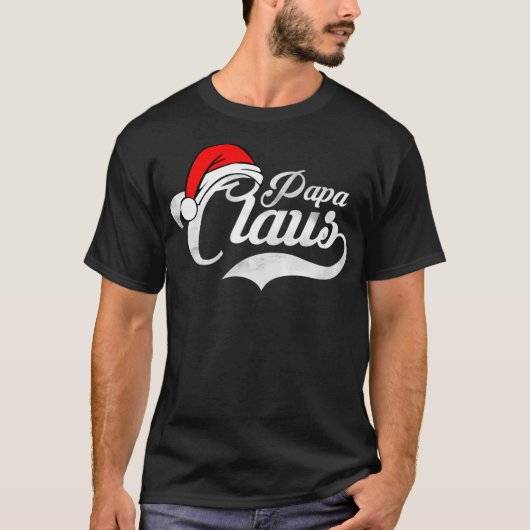 Papa Claus T- T-Shirt (Vorderseite)