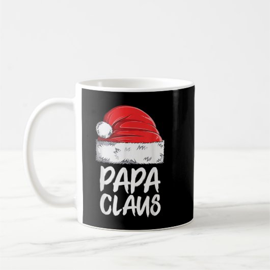 Papa Claus Weihnachten Opa Weihnachtsfeier Kaffeetasse (Links)