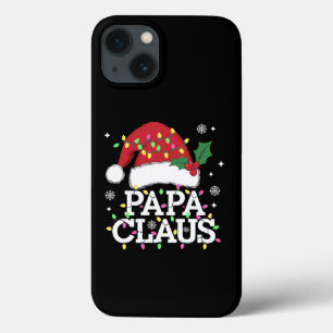 Papa Claus Weihnachts-Lichter Pajama Familie Match Case-Mate iPhone Hülle