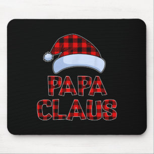 Papa Claus Weihnachts-Lichter Pajama Familie Match Mousepad