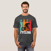 Papa Cycling Vater Fahrrad Lover Cooles Fahrrad T-Shirt (Vorne ganz)