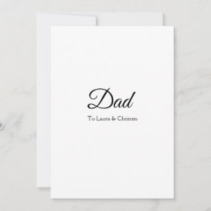 Papa Daddy Namenstext Vatertagsgeschenke Einladung