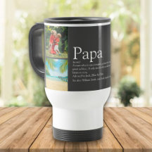 Papa Daddy Vater Definition 4 Fotocollage Grau