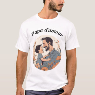 Papa d'amour T-Shirt