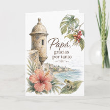 Papa Dankeschön für so viel Puerto Rico Vatertag