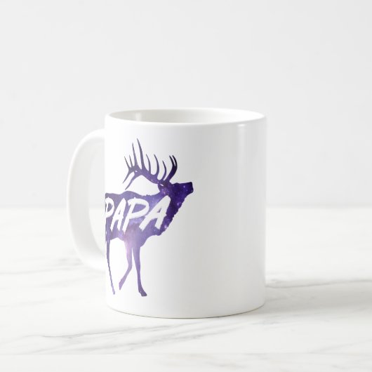 Papa Deer Kaffeetasse (Vorderseite Links)