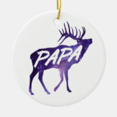 Papa Deer Keramik Ornament (Vorne)