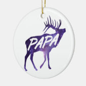 Papa Deer Keramik Ornament (Links)