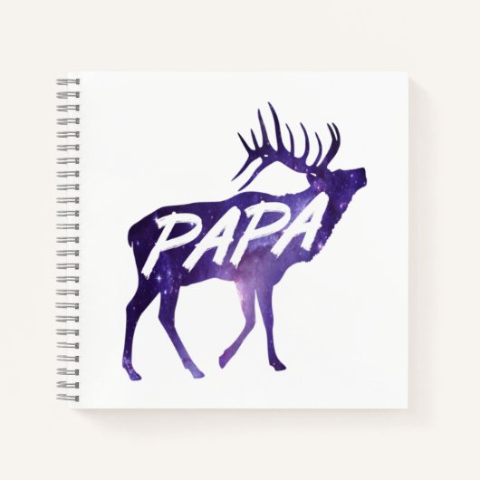 Papa Deer Notizblock (Vorderseite)