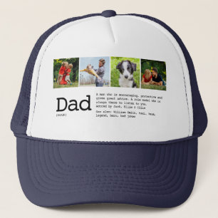Papa-Definition-Fotocollage Truckerkappe