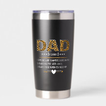 Papa-Definition Leopard-Print Vatertagsgeschenk