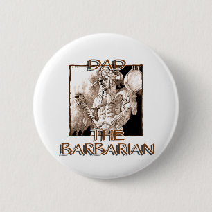 Papa der Barbar Button