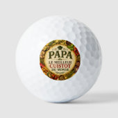 Papa, der beste Koch der Welt Golfball (Vorderseite)