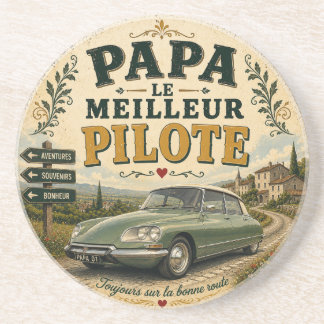 Papa Der Beste Pilot Getränkeuntersetzer