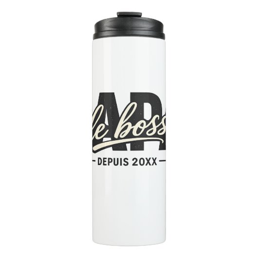 Papa, der Boss seit 20XX Thermosbecher (Vorderseite)
