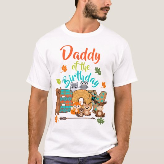Papa der Boy Woodland Arrow | T-Shirt (Vorderseite)