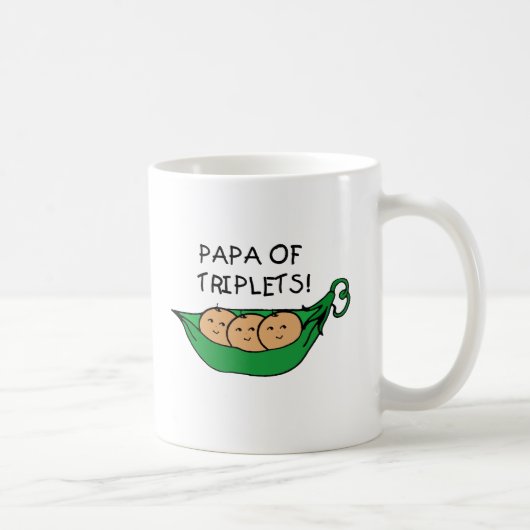Papa der Dreiergruppe-Hülse Kaffeetasse (Rechts)