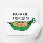 Papa der Dreiergruppe-Hülse Mousepad (Mit Mouse)