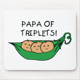 Papa der Dreiergruppe-Hülse Mousepad