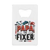 Papa Der Fixer Flaschenöffner ohne Bleistift (Vorderseite)