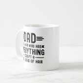 Papa, der Mann, der alles hat, außer einer vollen Kaffeetasse (Vorderseite Links)