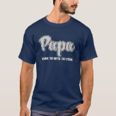 Papa der Mann der Mythos das Shirt der Männer der (Vorderseite)