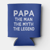 Papa der Mann der Mythos der Legende lustig kann Dosenkühler (Vorderseite)