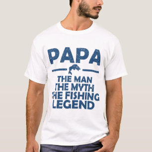 PAPA DER MANN DER MYTHOS DIE FISCHEN-LEGENDE T-Shirt