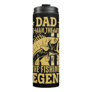 Papa - Der Mann, Der Mythos, Die Fischfanglegende Thermosbecher