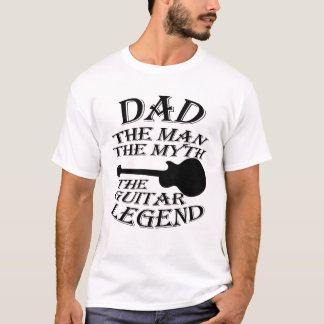 Papa Der Mann der Mythos die Gitarrenlegende T-Shirt