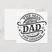 Papa - Der Mann, der Mythos, die Legende (Vorne/Hinten)