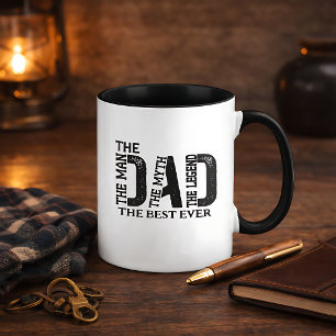 Papa Der Mann Der Mythos Die Legende Benutzerdefin Tasse