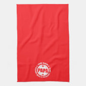 Papa. Der Mann. Der Mythos. Die Legende. Geschirrtuch (Vertikal)