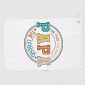 Papa, der Mann, der Mythos, die Legende Golfhandtuch (Horizontal)