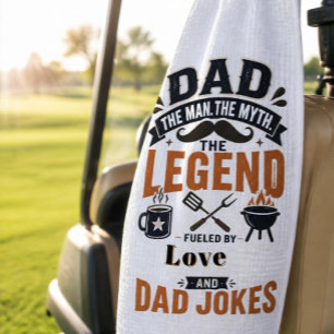 Papa Der Mann Der Mythos Die Legende Golfhandtuch