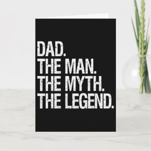 Papa Der Mann Der Mythos Die Legende Lustiges Vate Karte