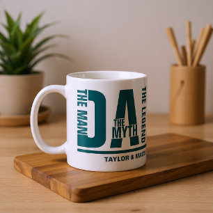 Papa Der Mann Der Mythos Die Legende Personalisier Kaffeetasse