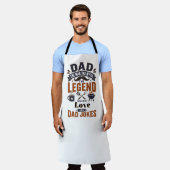 Papa Der Mann Der Mythos Die Legende Schürze (Getragen)