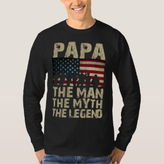 Papa der Mann der Mythos die Legende T-Shirt