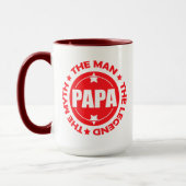 Papa. Der Mann. Der Mythos. Die Legende. Tasse (Links)