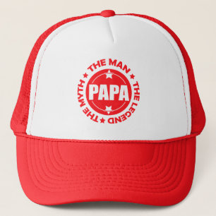 Papa. Der Mann. Der Mythos. Die Legende. Truckerkappe