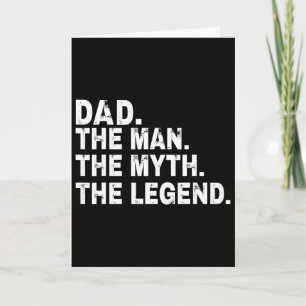 Papa Der Mann Der Mythos Die Legende Vatertagsgesc Karte