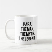Papa der Mann der Mythos die lustige Tasse der (Links)