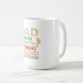 Papa Der Mann Der Mythos Die Wanderlegende Kaffeetasse (VorderseiteRechts)