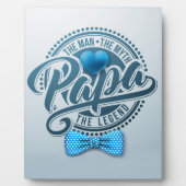 Papa Der Mensch Der Mythos der Legende Plaque Fotoplatte (Vorderseite)