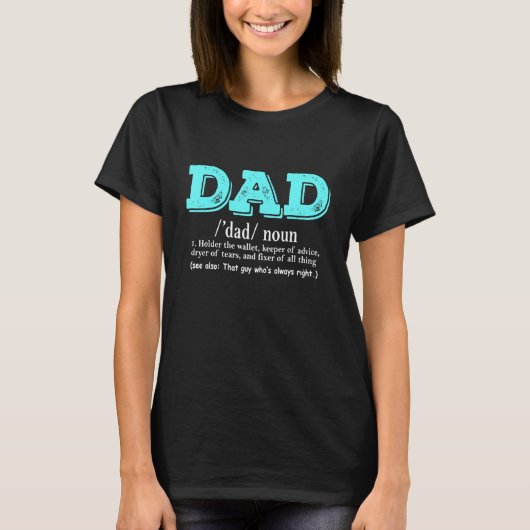 Papa - Der Typ, der immer recht hat T-Shirt (Vorderseite)